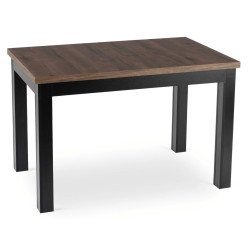 Стол раскладной Mebel Elite Skubi 120/160 (Walnut/Black) Thumb