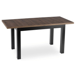 Стол раскладной Mebel Elite Skubi 120/160 (Walnut/Black) Thumb