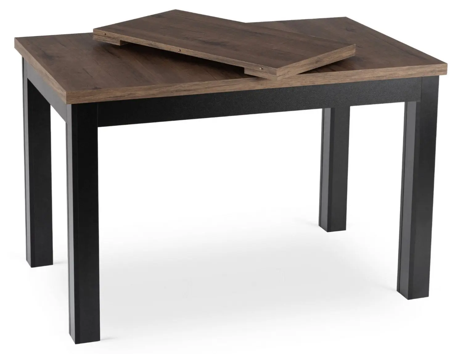 Стол раскладной Mebel Elite Skubi 120/160 (Walnut/Black) - 4