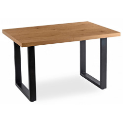 Стол раскладной Mebel Elite Tomas 130-230 (Golden Oak/Black) Thumb