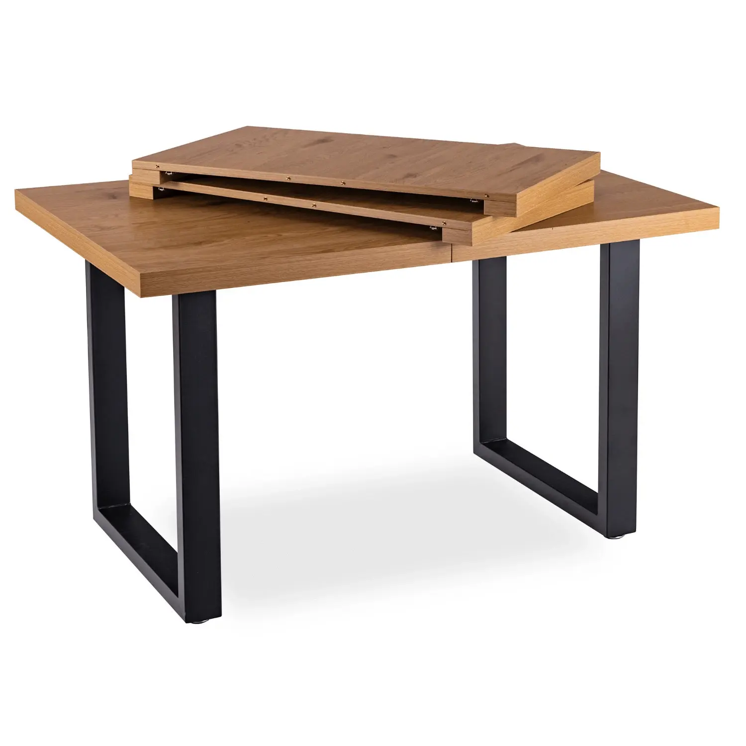 Стол раскладной Mebel Elite Tomas 130-230 (Golden Oak/Black) - 3