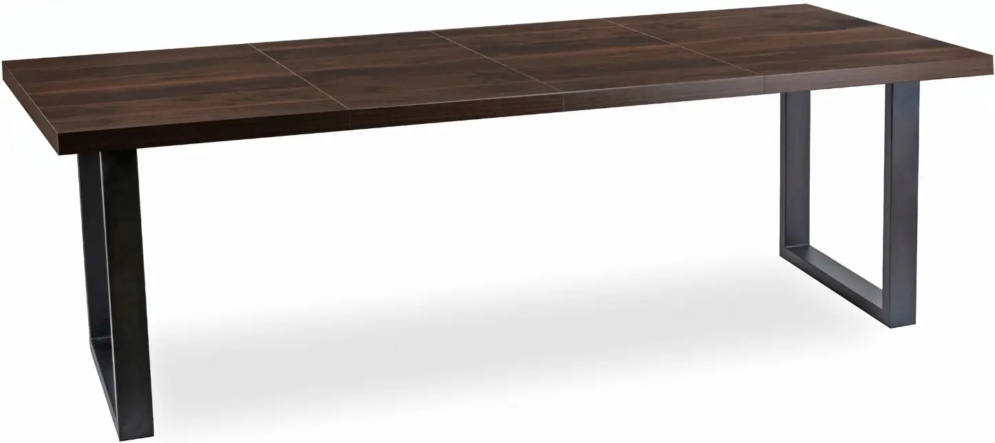Стол раскладной Mebel Elite Tomas 130/230 (Walnut/Black) - 5