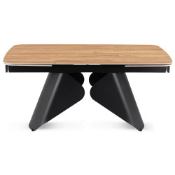 Masa extensibila Mebel Elite Verona 160/240 (Oak/Black) Thumb