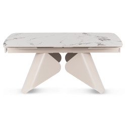 Masa extensibila Mebel Elite Verona 160/240 (White Marble/Cashmere) Thumb