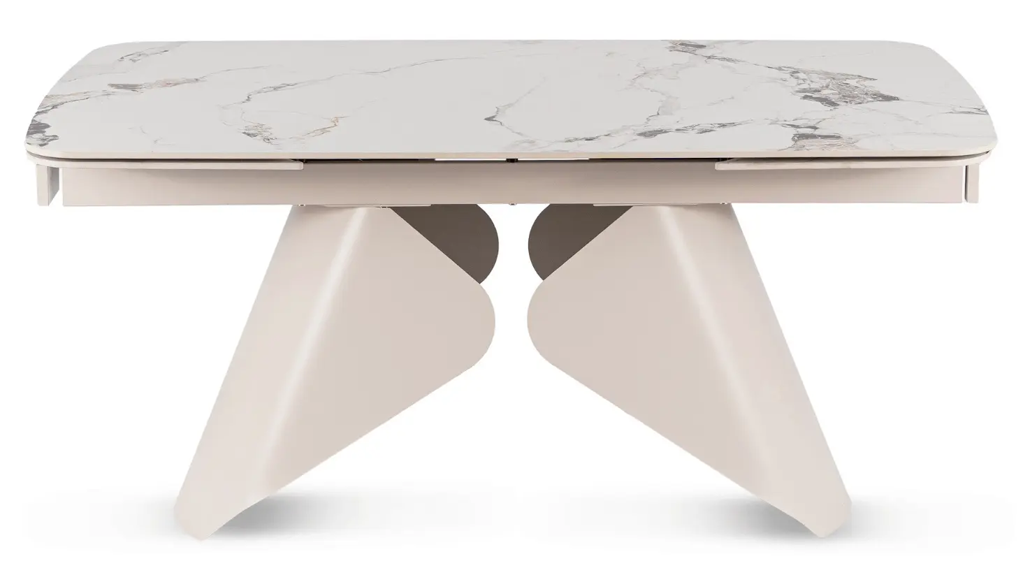 Masa extensibila Mebel Elite Verona 160/240 (White Marble/Cashmere)