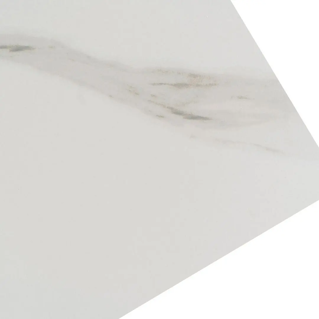 Masa extensibila Mebel Elite Victor 77x160/240 (White Marble/Black)