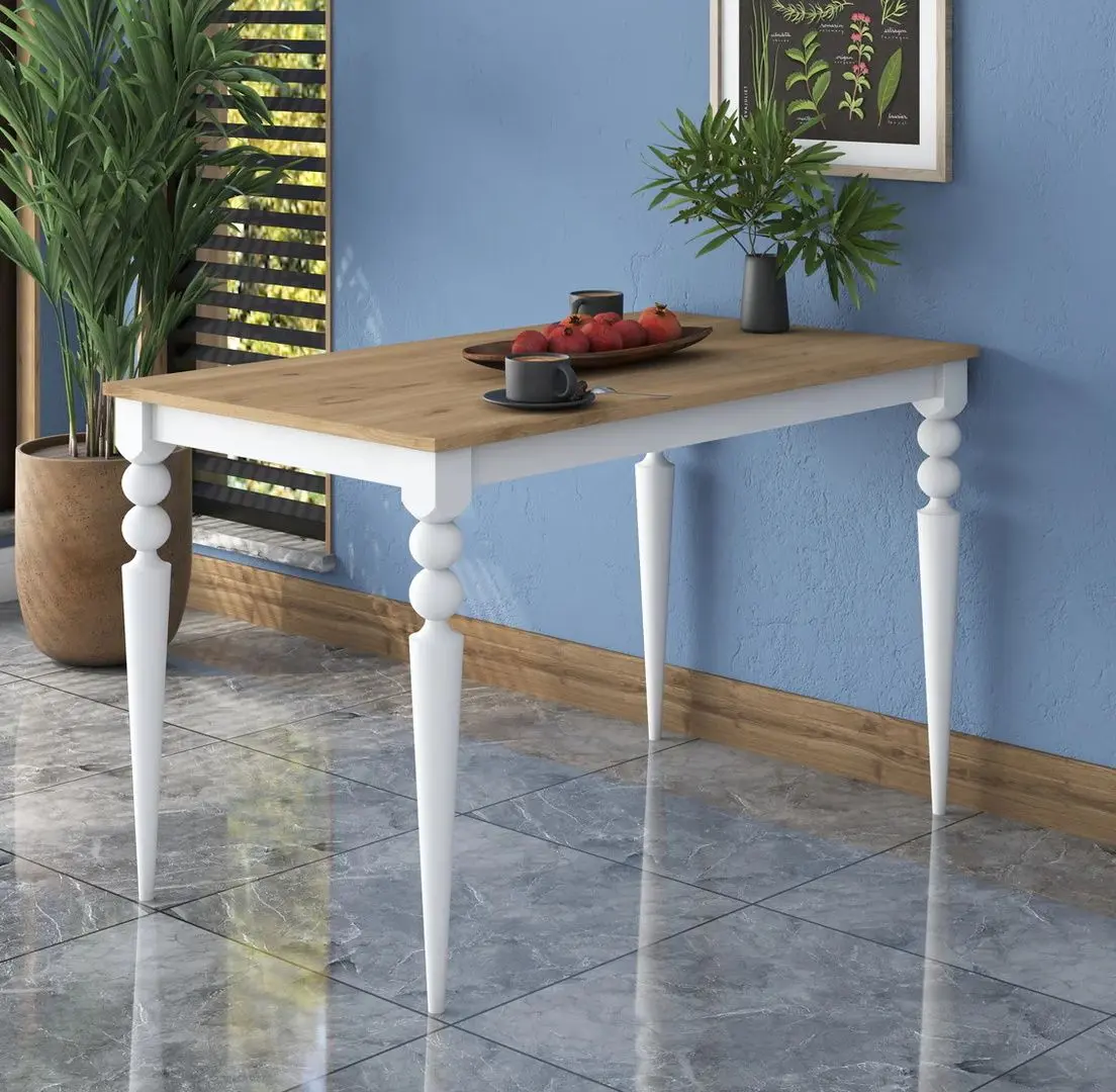 Masa Mirage Meble JA104 (White/Walnut)