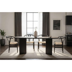 Masa Mirage Meble Sabella 200x90 (Black) Thumb