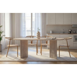 Masa Mirage Meble Sabella 200x90 (Travertine) Thumb