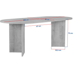 Стол Mirage Meble Sabella 200x90 (Walnut) Thumb