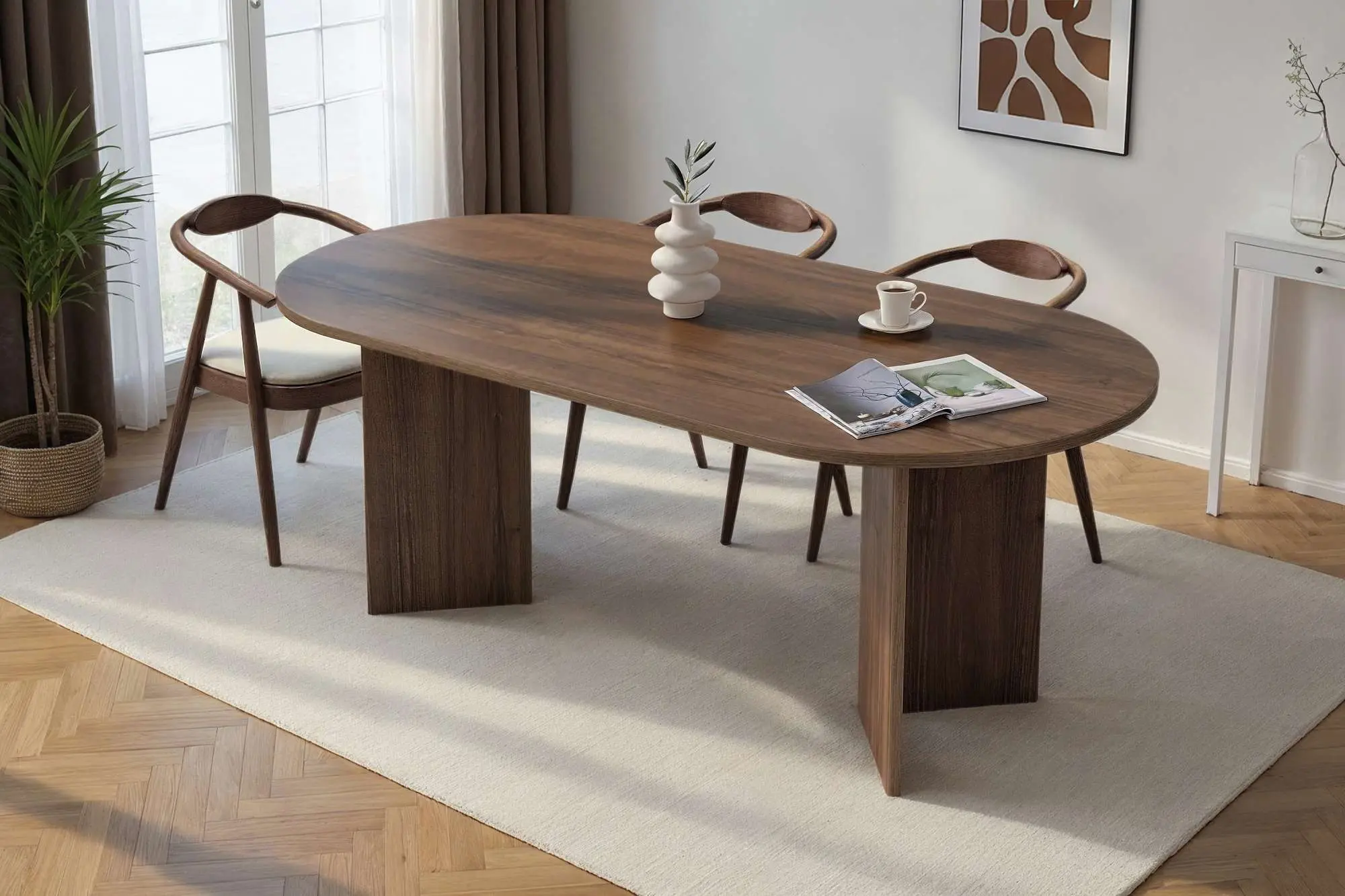 Стол Mirage Meble Sabella 200x90 (Walnut)