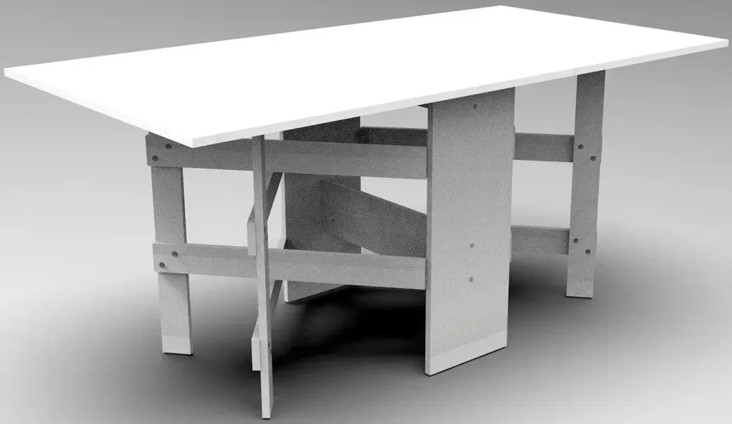 Masa pliabila МЛ-Мебель 170cm (White)