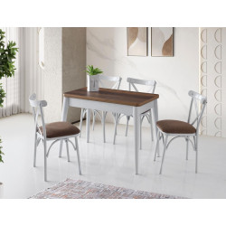 Стол раскладной Mobiland Dolunay (Brown/White) Thumb