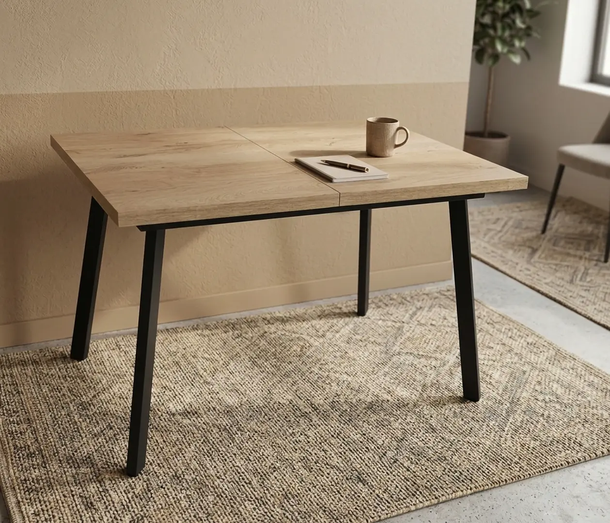 Стол раскладной Mobiland Lini 120/160x80 (Rivoli/Black)