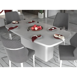 Masa ModaLife Veyron 180x100 (White/Grey) Thumb