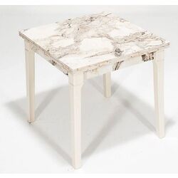 Masa extensibila ModaLife Asos 70/140 (White/White Marble) Thumb