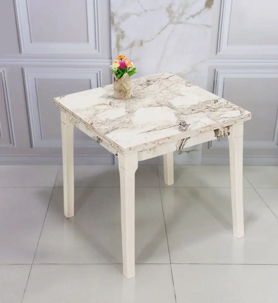Masa extensibila ModaLife Asos 70/140 (White/White Marble)