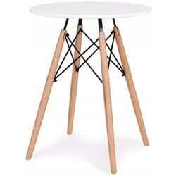 Masa Modern Home KJZB200-60 (White/Wood) Thumb