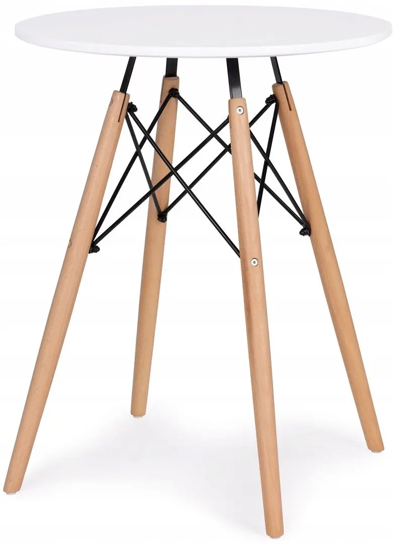 Masa Modern Home KJZB200-60 (White/Wood)