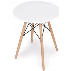 Masa Modern Home KJZB200-60 (White/Wood) Thumb