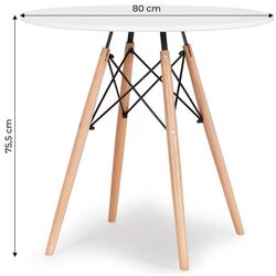 Стол Modern Home KJZB200-80 (White/Wood) Thumb