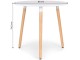 Masa Modern Home KJZB201-80 (White/Wood)