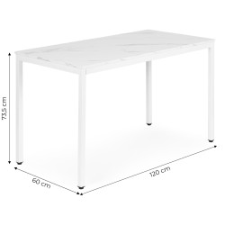 Стол Modern Home NORD-MRW-W (White) Thumb