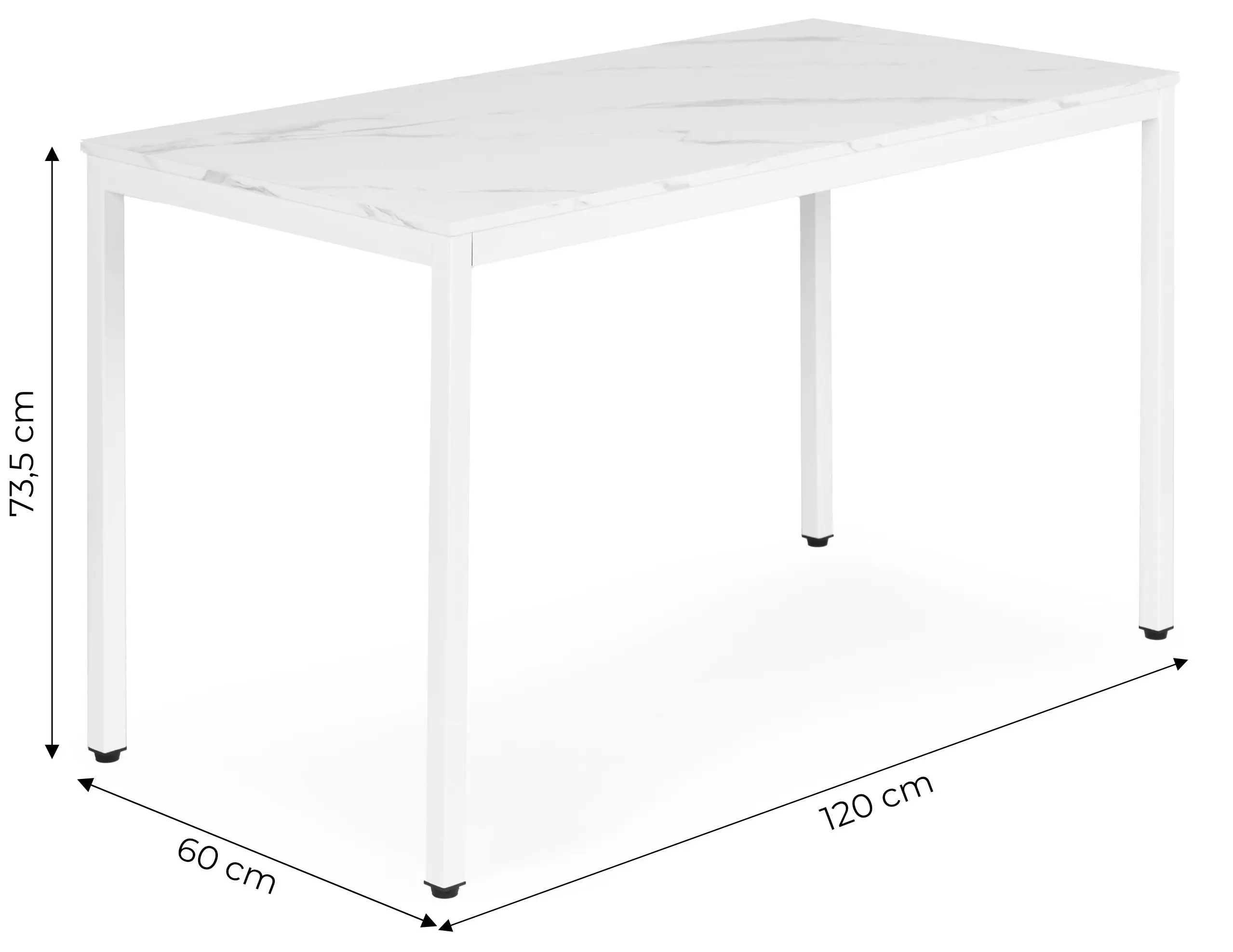 Стол Modern Home NORD-MRW-W (White) - 4