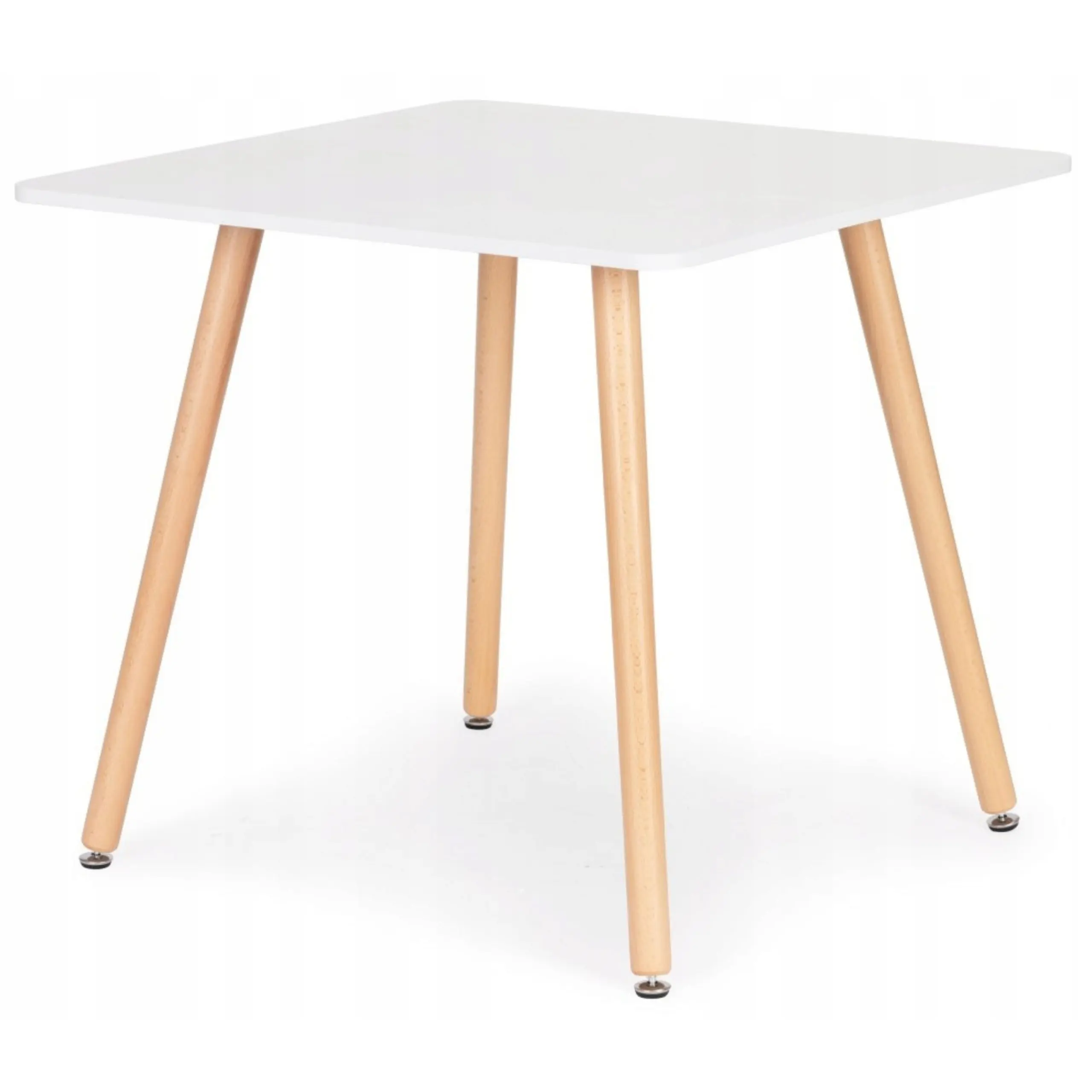 Masa Modern Home KJSDT-01 80x80 (White/Natural)