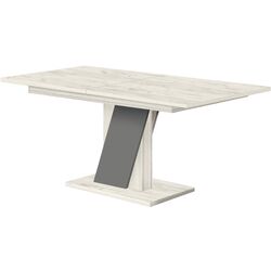 Стол раскладной Modern Slider 140/180x80x80 (Craft Oak White/Slate Gray) Thumb