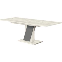 Стол раскладной Modern Slider 140/180x80x80 (Craft Oak White/Slate Gray) Thumb