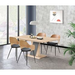 Masa extensibila Modern Slider 140/180x80x80 (Sonoma Oak/Slate Gray) Thumb