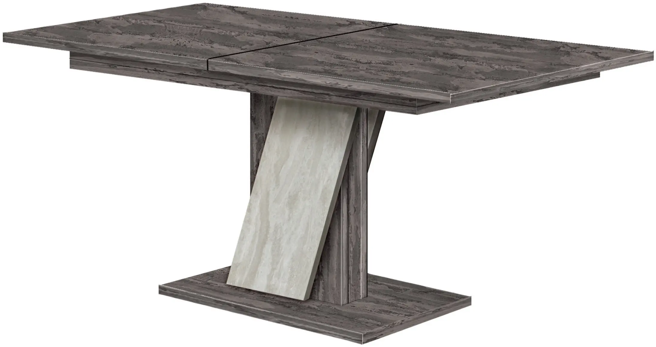 Masa extensibila Modern Slider 140/180x80x80 (Iron stone/Silk Stone) - 2