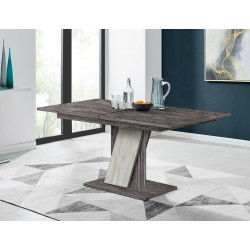 Masa extensibila Modern Slider 140/180x80x80 (Iron stone/Silk Stone)