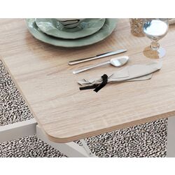 Стол складной Homcom 83A-049V80AK 26/120x80x73 cm (Brown/White) Thumb