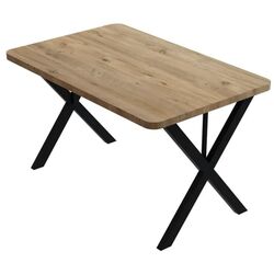 Masa Prestige X Leg 70x110 (Pine/Black) Thumb