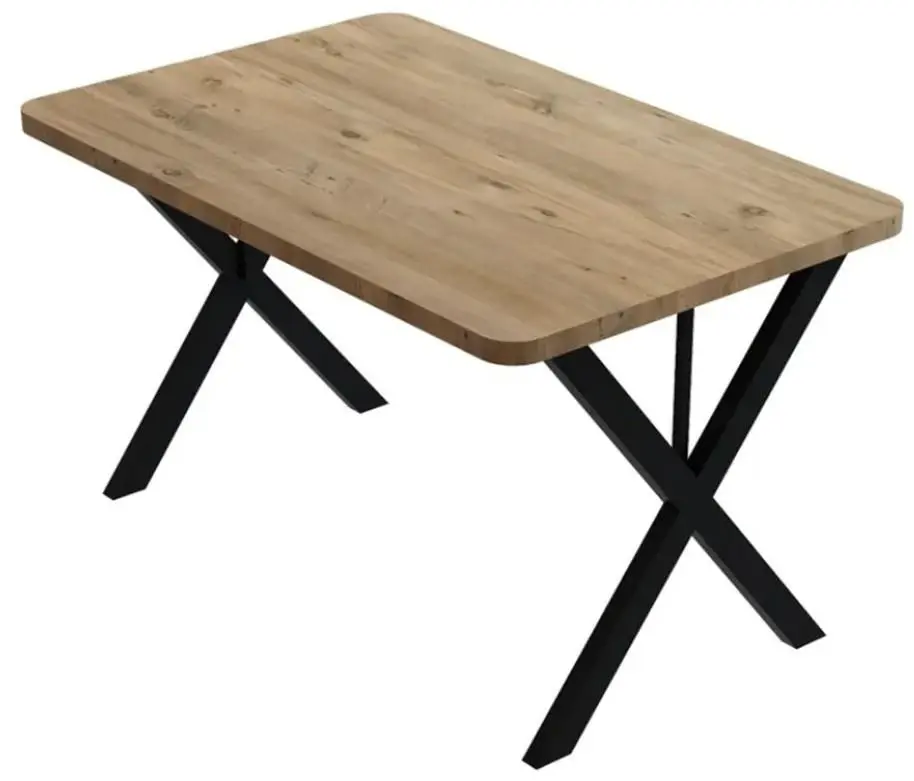 Masa Prestige X Leg 70x110 (Pine/Black) - 2