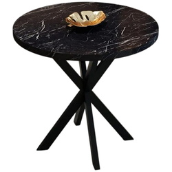 Стол Prestige Bendir Star Leg 70x75 (Black Marble/Black) Thumb