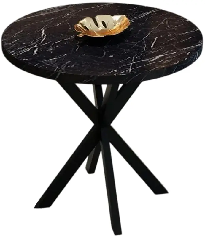 Стол Prestige Bendir Star Leg 70x75 (Black Marble/Black) - 2