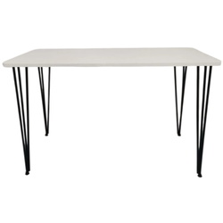 Masa Prestige Pyramid Leg 60x120 (White/Black) Thumb