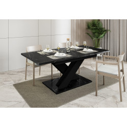 Masa extensibila Prospero Bronx (Royal Marble Black/Black) Thumb