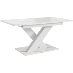 Стол раскладной Prospero Bronx (White Marble/White) Thumb