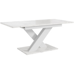 Стол раскладной Prospero Bronx (White Marble/White) Thumb