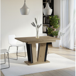 Masa extensibila Prospero Doha 2 (Artisan Oak/Black)