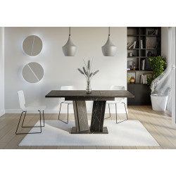 Стол раскладной Prospero Doha 2 (Royal Marble Black/Black) Thumb