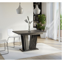 Стол раскладной Prospero Doha 2 (Royal Marble Black/Black)