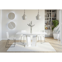 Стол раскладной Prospero Doha 2 (White Gloss/Stone) Thumb