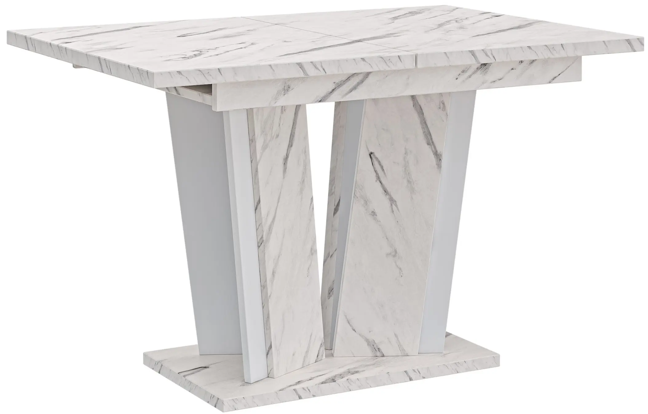 Стол раскладной Prospero Doha 2 (White Marble/White) - 3
