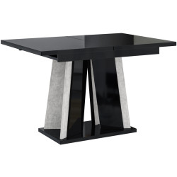 Стол раскладной Prospero Doha (Black Gloss/Stone) Thumb