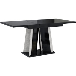 Стол раскладной Prospero Doha (Black Gloss/Stone) Thumb